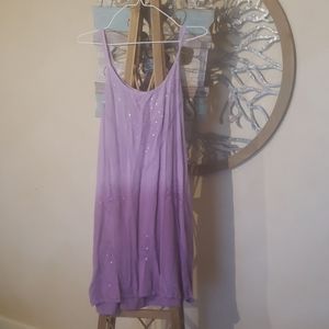 Sequence dress with tie around back